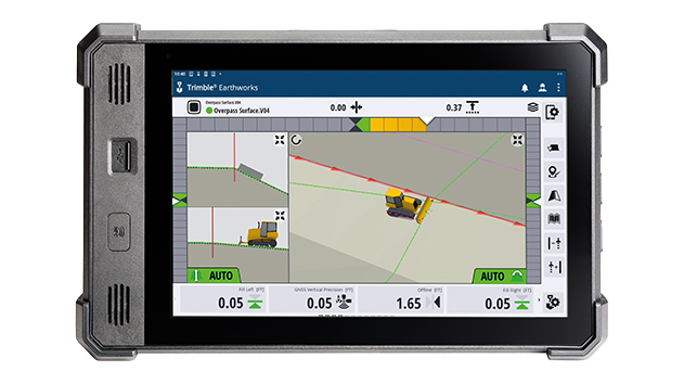 Trimble TD540 display with earthworks grade control